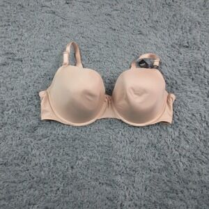 Torrid Perfect T Lightly Lined Bra Womens 42D Beige T-Shirt Back Smoothing NWT